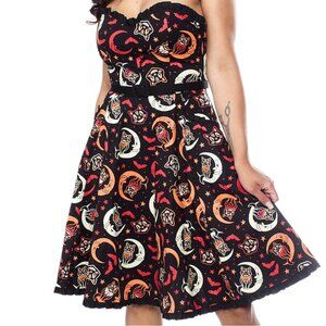 Sourpuss Cat Over The Moon Dress Plus Size